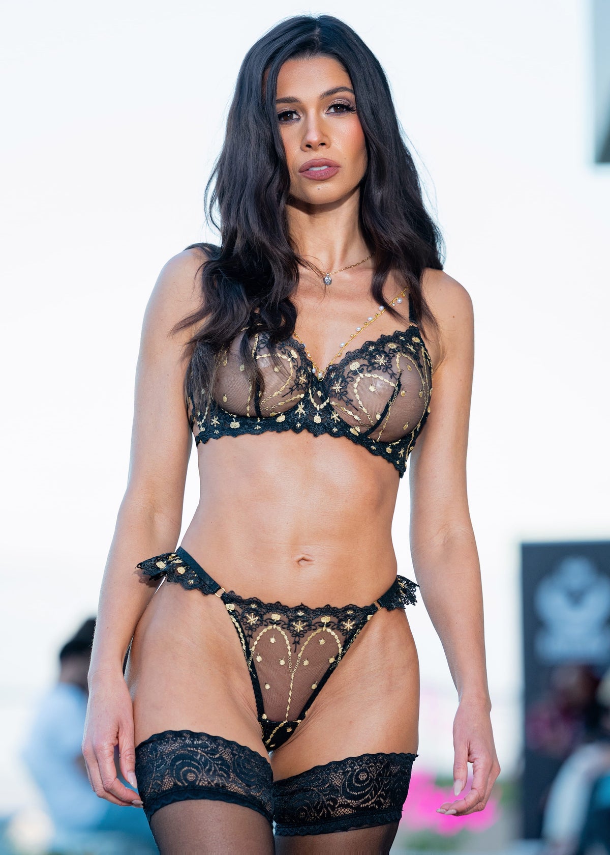 Lunar Gold Celestial Lace Set